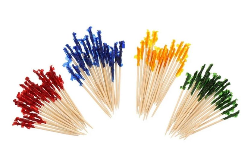 Frilled 10cm Toothpick - Packet 1,000