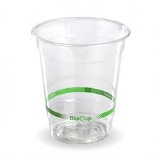 BioPak PLA Compostable Clear Cup 280ml - SLEEVE=100 / BOX=2,000