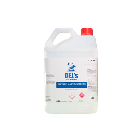 DEJ Methylated Spirits Industrial Grade - 5LT