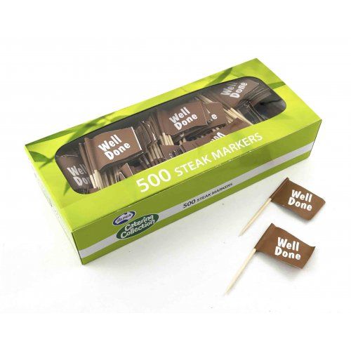 Well Done Steak Markers - Box of 500