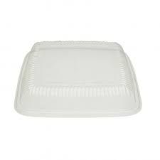 Plastic Clear Platter Lids Square 400mm - Each