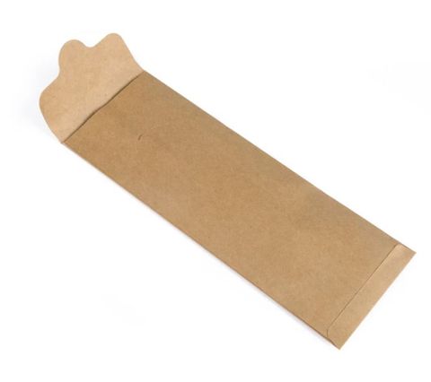 Cutlery Pouches Brown Cardboard - Box of 1,000