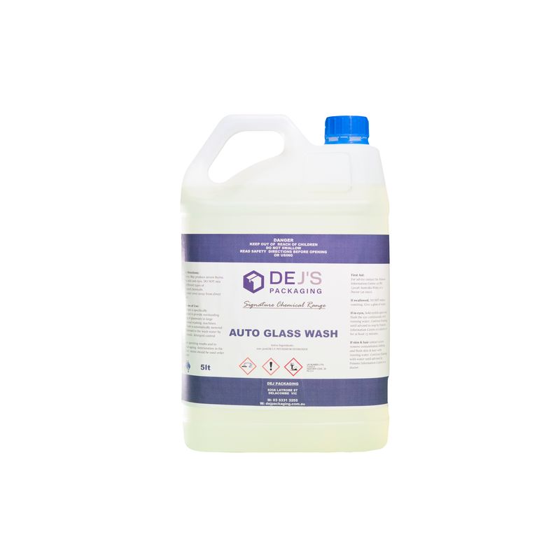 DEJ Auto Machine Glass Cleaner Liquid 5lt - Each