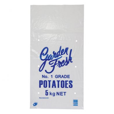 5kg Potato Bag LDPE Spud Bag - Box of 1,000
