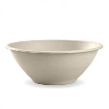 BioPak Bio Cane Natural Bowl 40oz /1,180ml Capacity 196mm Diameter x 75mm(H) - SLEEVE=50 / BOX=400