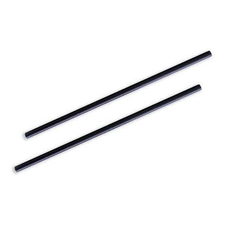 Paper Straw Black 3 Ply Regular Paper Straws - SLEEVE=250 / BOX=2,500