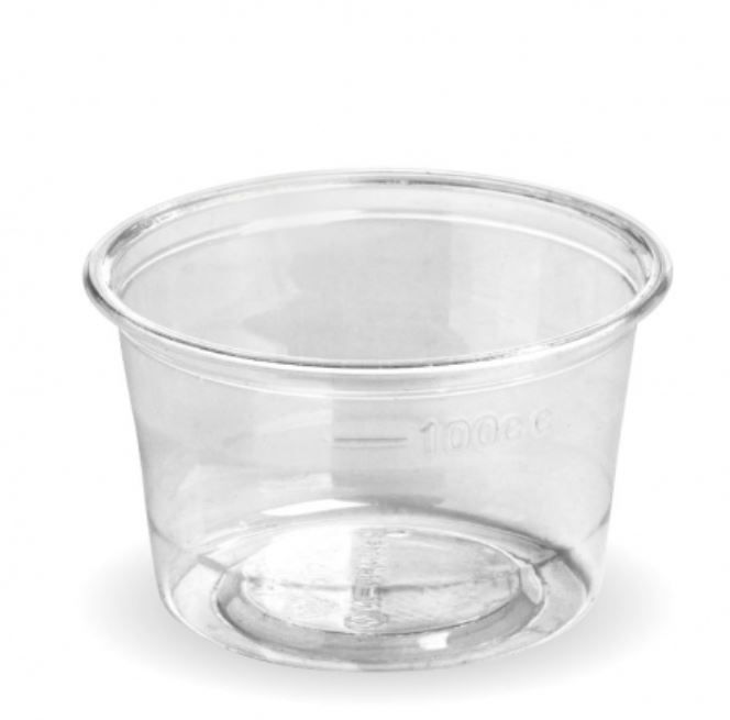 BioPak 140ml Sauce Cup (Gravy Cup) - Box of 1,000