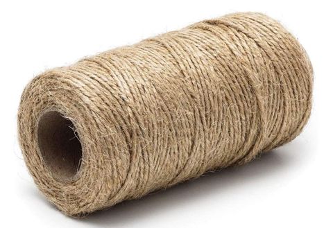 Jute String / Twine Fine 3mm x 100m Rolls Natural Colour 15kg Rated - Roll