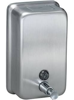 Stainless Steel Premium Vertical Soap Dispenser 1,200ml - Each