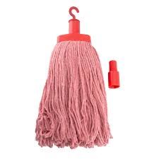 Red Commercial Cotton Mop Head 400gm - Each