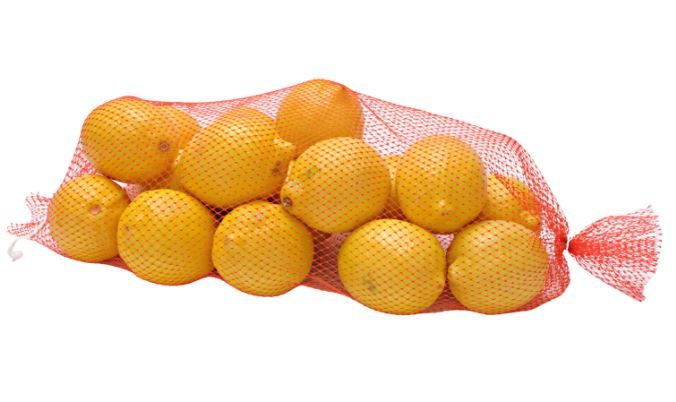 Orange Heat Seal Nets 380mm Plastic (for Onions and Oranges) - PACK=100 / BOX=1,000