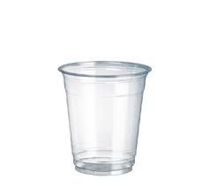 Clear Plastic 8oz / 245ml RPET Clarity Cold Cups 78mm Diameter - SLEEVE=50 / BOX=1,000