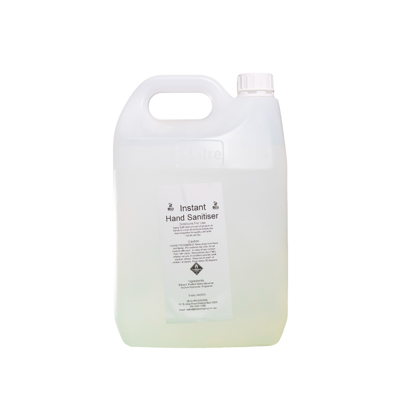 DEJ Premium Surface Spray Sanitiser Alcohol Base No Rinse - 5L Drum