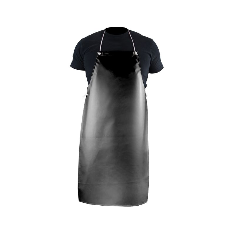 Large PVC Kitchen Aprons Heavy Duty Black or White 70cm x 86cm - Each