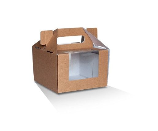 Pack and Carry Boxes 6" x 4" / 152.4mm(L) x 152.4mm(W) x 101.6mm(H) - Box of 100