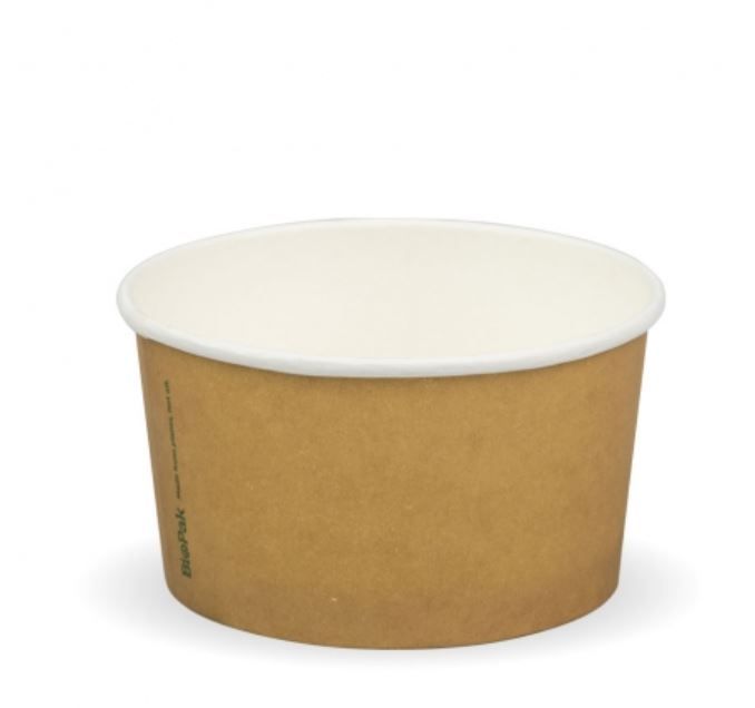 Biopak FSC Mix Certified PLA Lined Ice Cream Bio Cup - 150ml / 5oz - Box 1,000