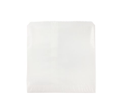 2 Square Plain White 45gsm Grease Resistant Bag 200mm(L) x 200mm(W) - Pack of 500