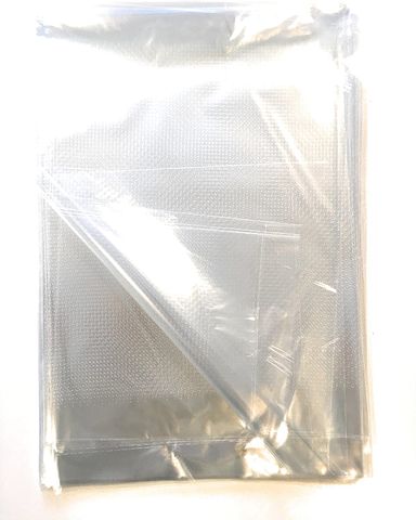 Polyester Micro Perforated Plastic Heat Proof Crispy Bags 240mm(L) x 240mm(W) x 15uM - Box of 1,000
