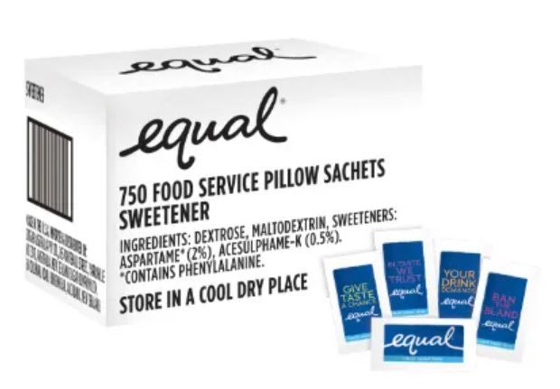 Equal Sugar Sweetener Sticks - Pack of 500