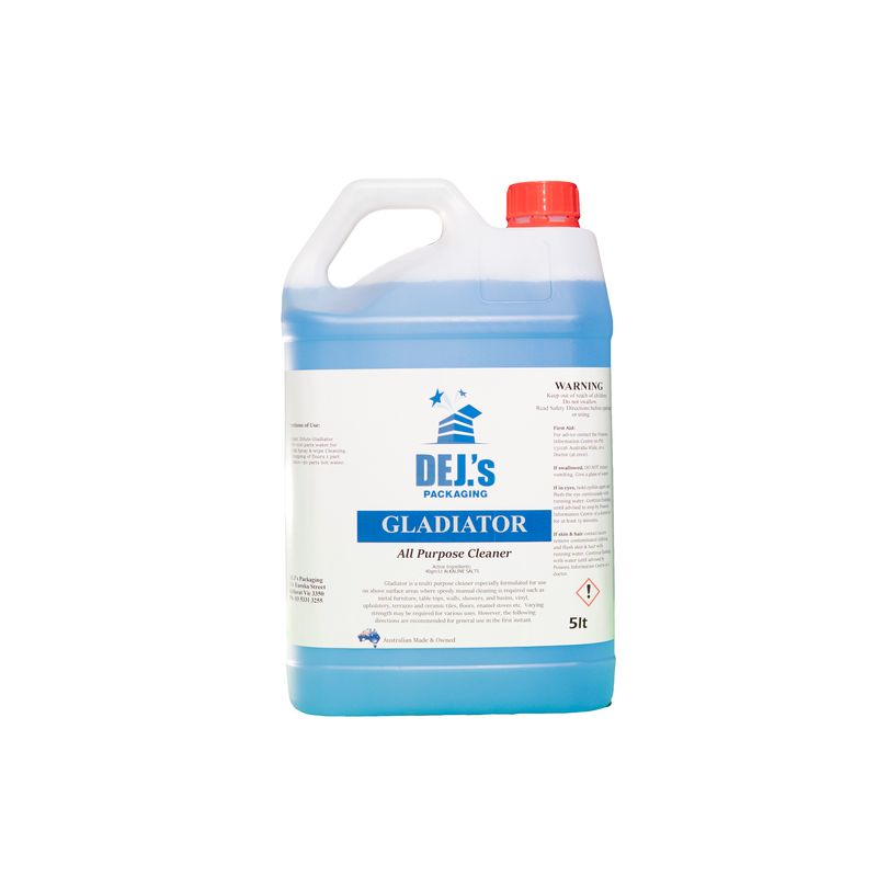 DEJ Gladiator Non Caustic Spray and Wipe Spray - 5LT