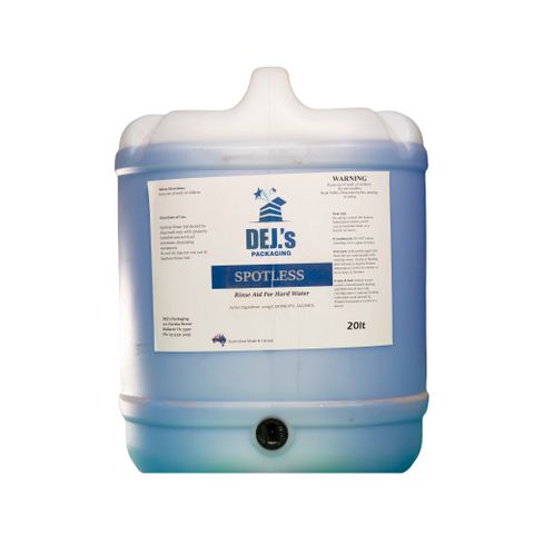 DEJ Spotless 20lt Premium Rinse Aid Liquid