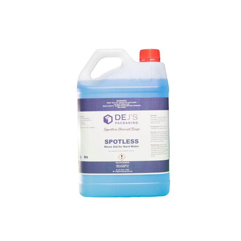 DEJ Spotless 5lt Premium Rinse Aid Liquid