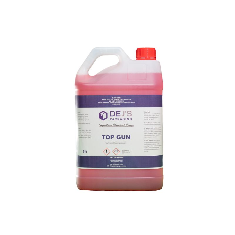 DEJ Top Gun 5lt Premium Heavy Duty Caustic Floor Degreaser (HDC)