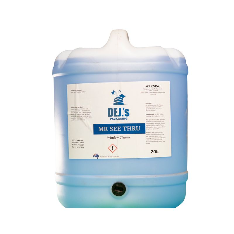 DEJ Mr See Thru 20lt Premium Window Cleaner