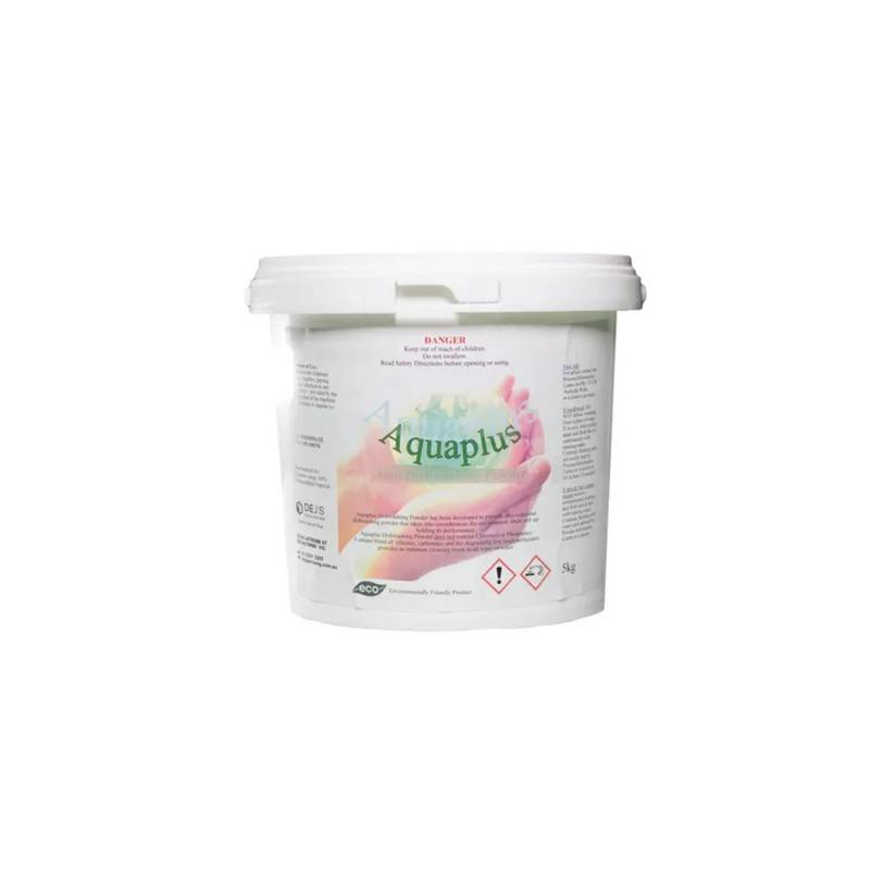 DEJ Aquaplus All In One Dishwashing Machine Powder, Chlorine and Phosphate Free - 5kg