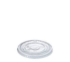 Clear RPET Recycled Plastic Flat Lids With Hole suit 14oz - 24oz 98.3mm Diameter PET. Cups - SLEEVE=50 / BOX=1,000