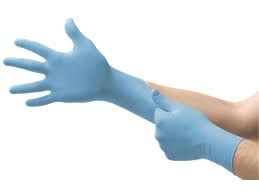 Nitrile BLUE Large Super Strength  High Stretch Gloves Powder Free TGA Approved - PACK=100 / BOX=1,000