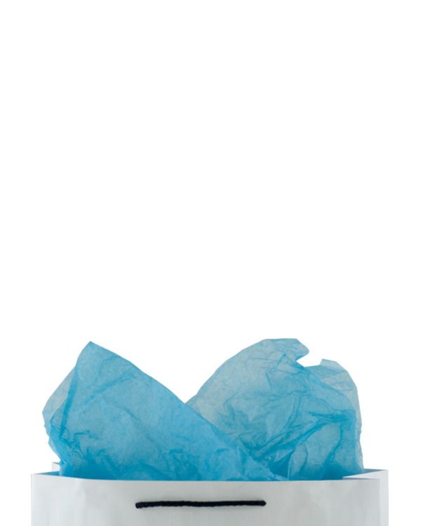 Premium 17gsm Blue Coloured Tissue Paper 500mm(W) x 750mm(L) - Packet of 480