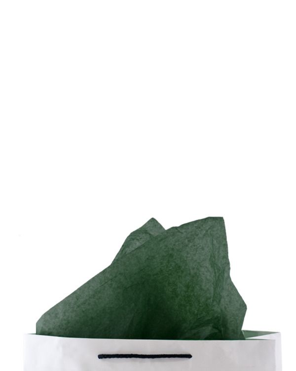 Premium 17gsm Dark Green Coloured Tissue Paper 500mm(W) x 750mm(L) - Packet of 480