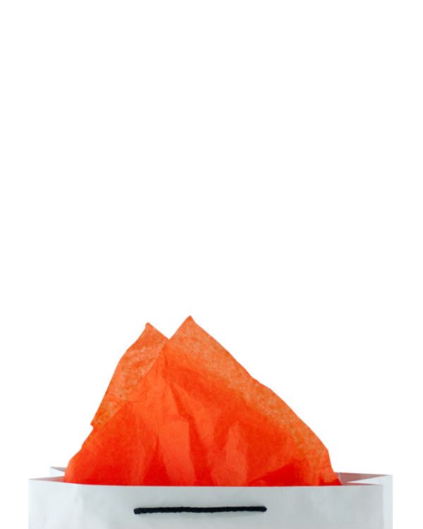 Premium 17gsm Orange Coloured Tissue Paper 500mm(W) x 750mm(L) - Packet of 480