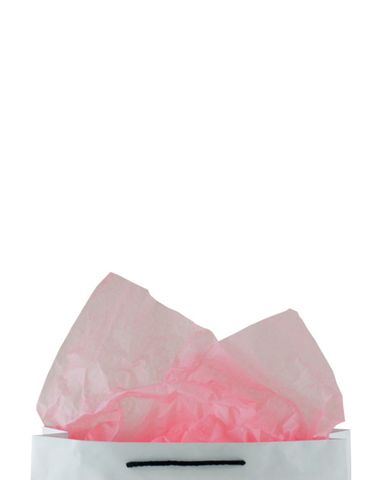 Premium 17gsm Salmon Pink Coloured Tissue Paper 500mm(W) x 750mm(L) - Packet of 480