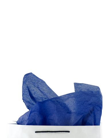 Premium 17gsm Royal Blue Coloured Tissue Paper 500mm(W) x 750mm(L) - Packet of 480
