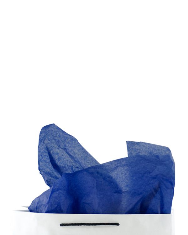 Premium 17gsm Royal Blue Coloured Tissue Paper 500mm(W) x 750mm(L) - Packet of 480