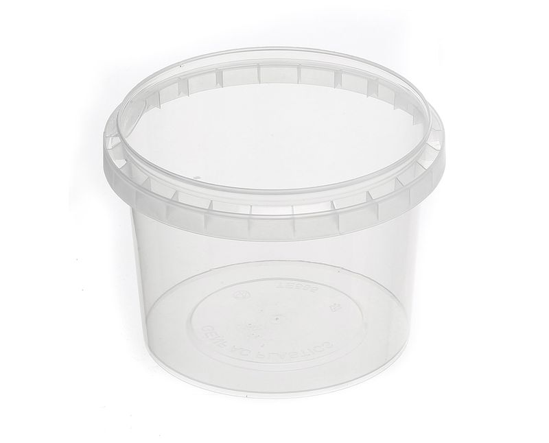 Tamper Evident Round Container Bases 565ml / 118mm Diameter - Box of 450