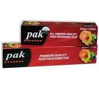 Food Cling Wrap Roll (PAK Red Black Box) Large 45cm(W) x 600m(L) In Dispenser Box - Each