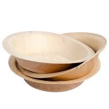 Palm Leaf Round Bowl 6" - Pack of 25