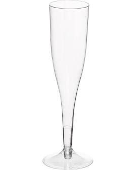 Occassion's Premium Plastic Champagne Flute 150ml - Packet of 12