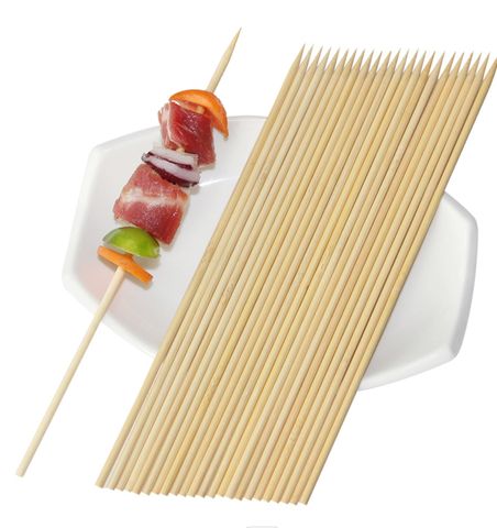 Eco Bamboo Skewers 120mm / 4.7" - Packet of 250