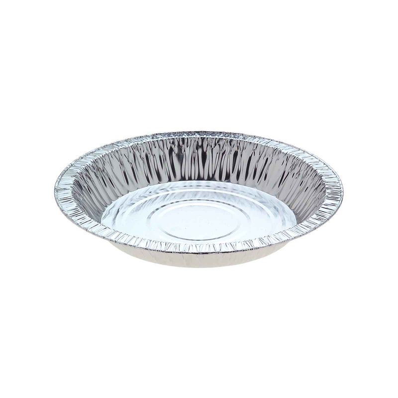 Large Family Pie Foil Trays 550ml 202mm Diameter 28mm(H) (4020) - Box of 1,100 (**Special Order**)