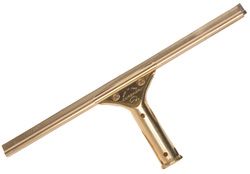 Premium 250mm Brass Squeegee Complete with Handle - Each