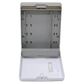 White Interleaf Paper Towel Dispenser Powder Coated for Ultraslim Interleaf Towel Lockable - Each