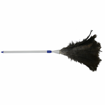 Genuine Ostrich Feather Duster Large 85cm-110cm Extendable With Plastic Handle - Each