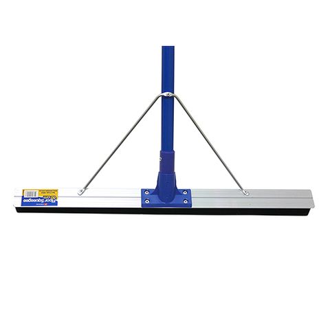 Double Layer Blue Neoprene Floor Squeegee 60cm With Reinforced Galvanized Bracket - Each