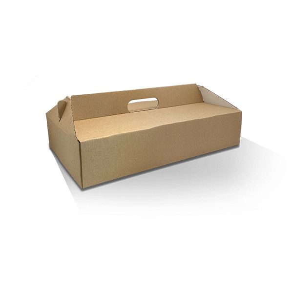 Pack and Carry Large Reversible Catering Box (no window) 400mm(L) x 200mm(W) x 85mm(H) - Box of 100