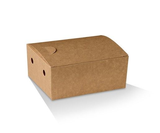 Greenmark SBJ Eco Series Brown Junior Snack Boxes Cardboard 130mm(L) x 100mm(W) x 57mm(H) - Box of 250