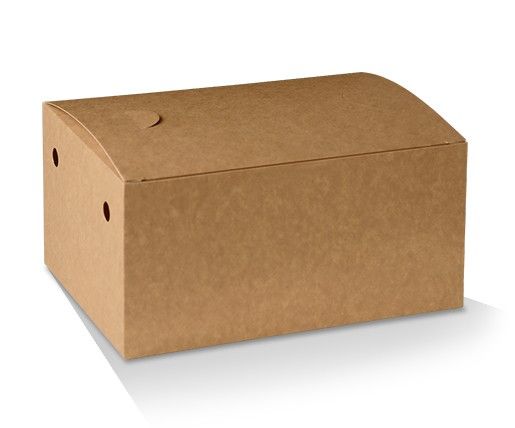 Greenmark SBL Eco Series Brown Large Snack Boxes Cardboard 190mm(L) x 110mm(W) x 68mm(H) - Box of 250